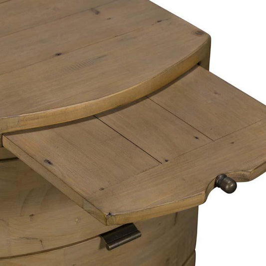 Bermuda Reclaimed 3 Drawer Bedside - Pieces For Places