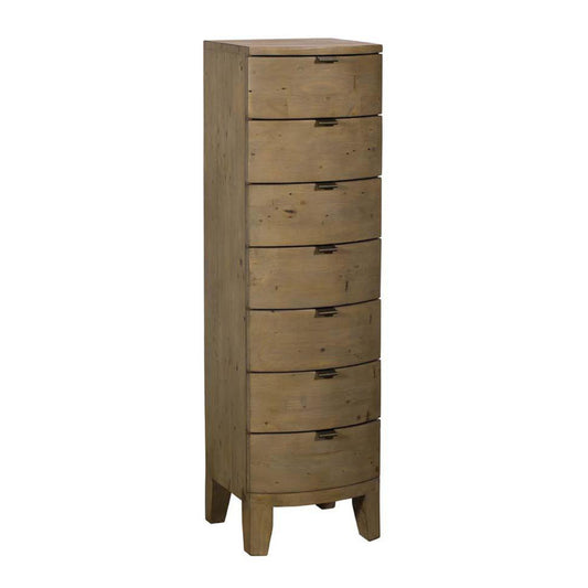 Bermuda Reclaimed 7 Drawer Tall Chest - Pieces For Places