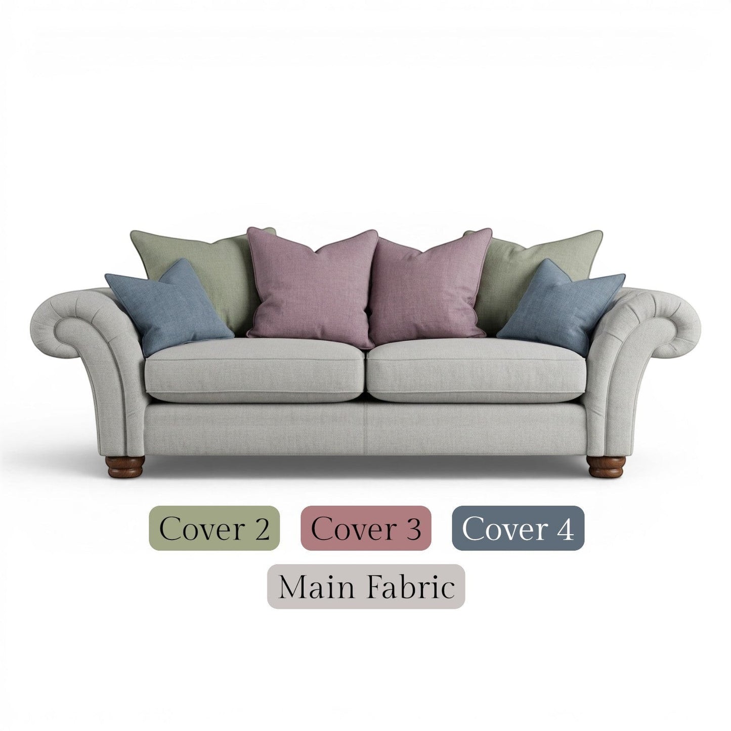 Hampshire Large Pillow Back Sofa