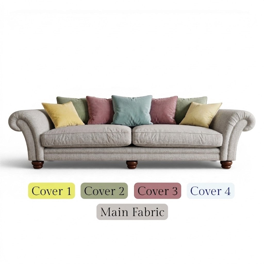 Hampshire Extra Large Split Pillow Back Sofa