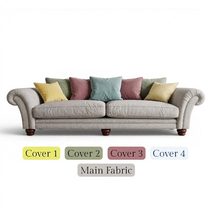 Hampshire Extra Large Split Pillow Back Sofa