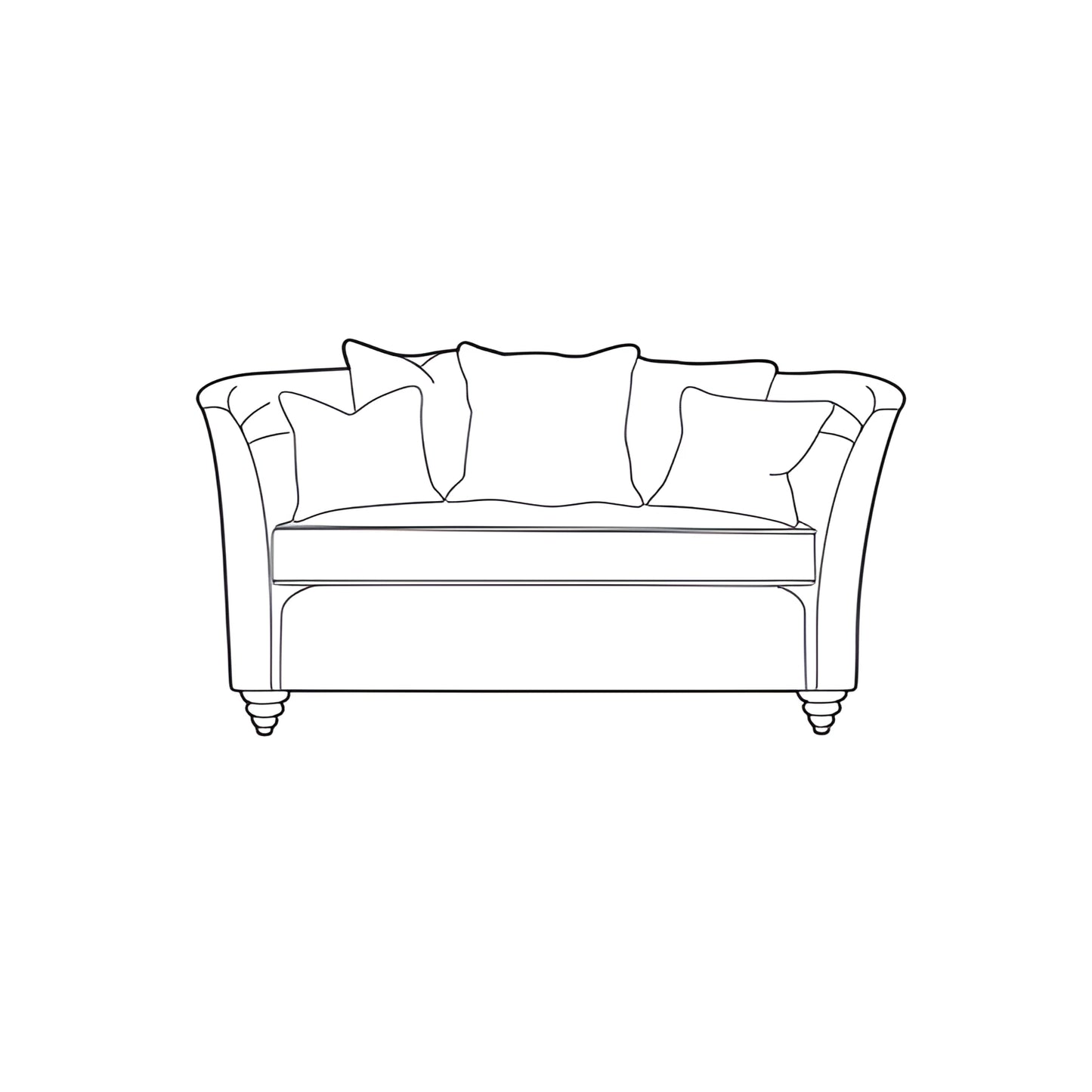 Calvin Love Seat - Pieces For Places