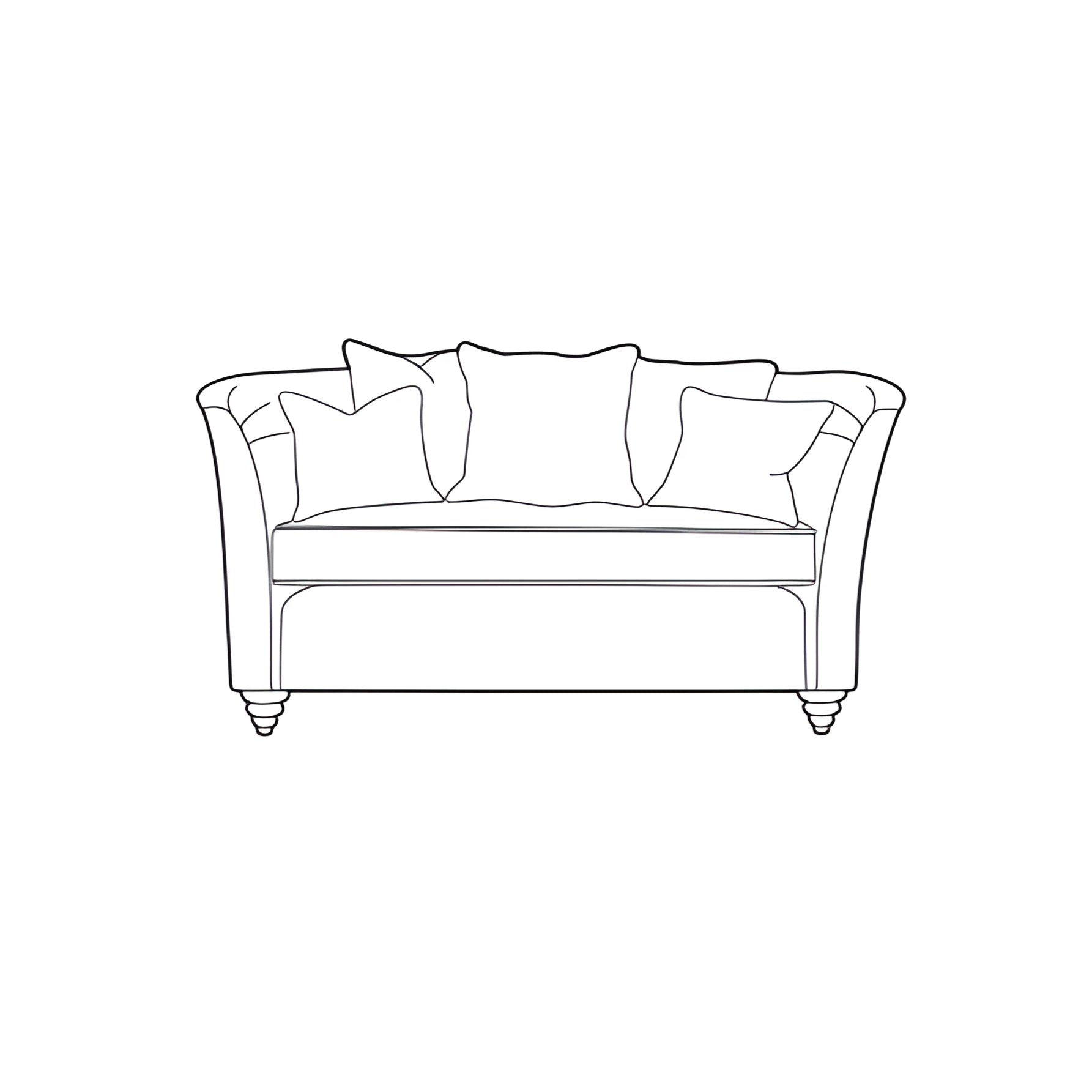 Calvin Love Seat - Pieces For Places