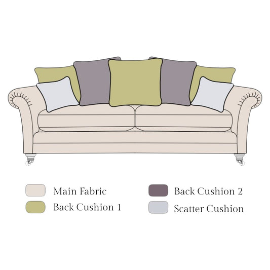 Canterbury Grand Pillow Back Sofa