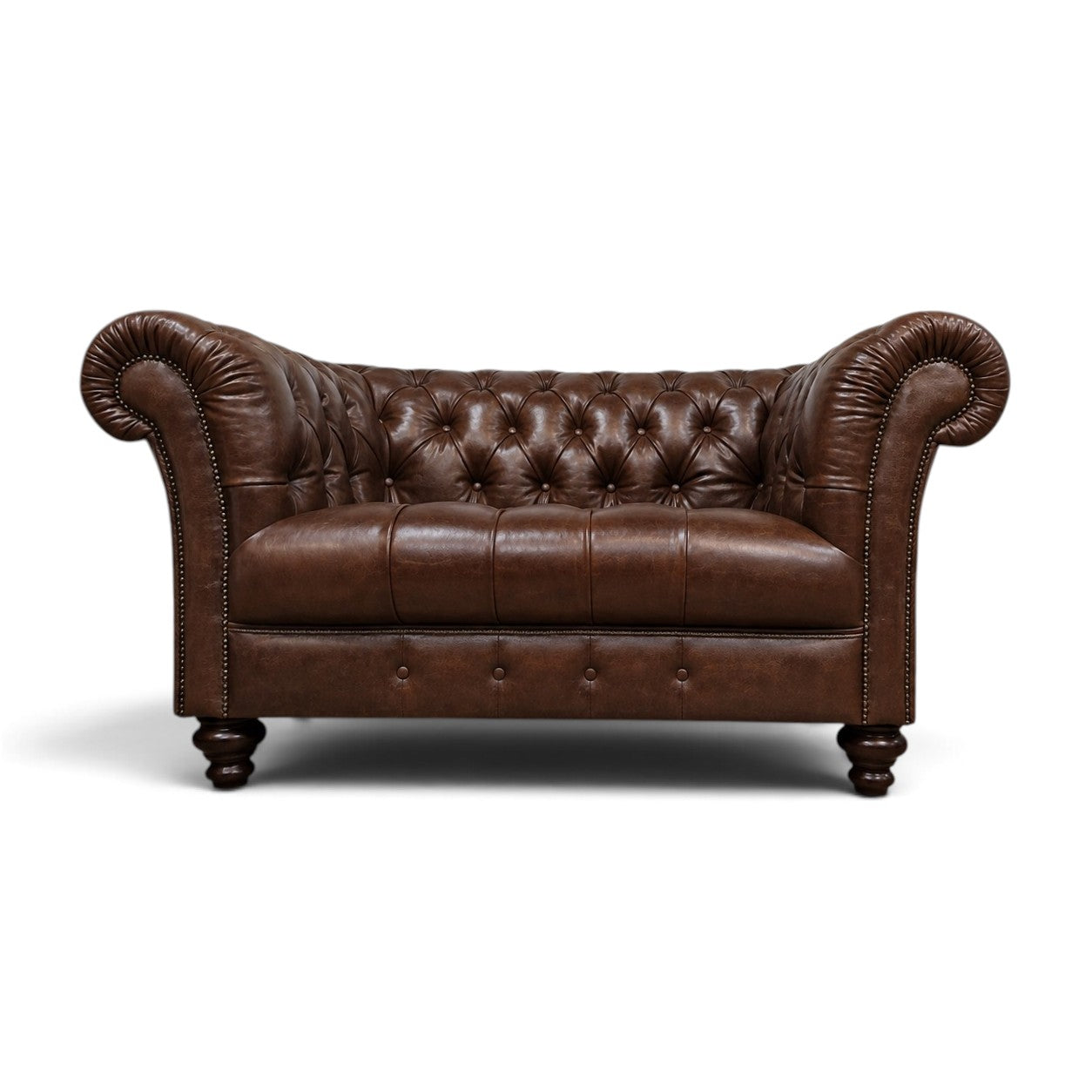 Chadderton Leather Chesterfield Snuggler