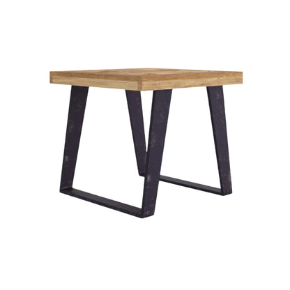 Chevron Mango Wood Lamp Table - Pieces For Places