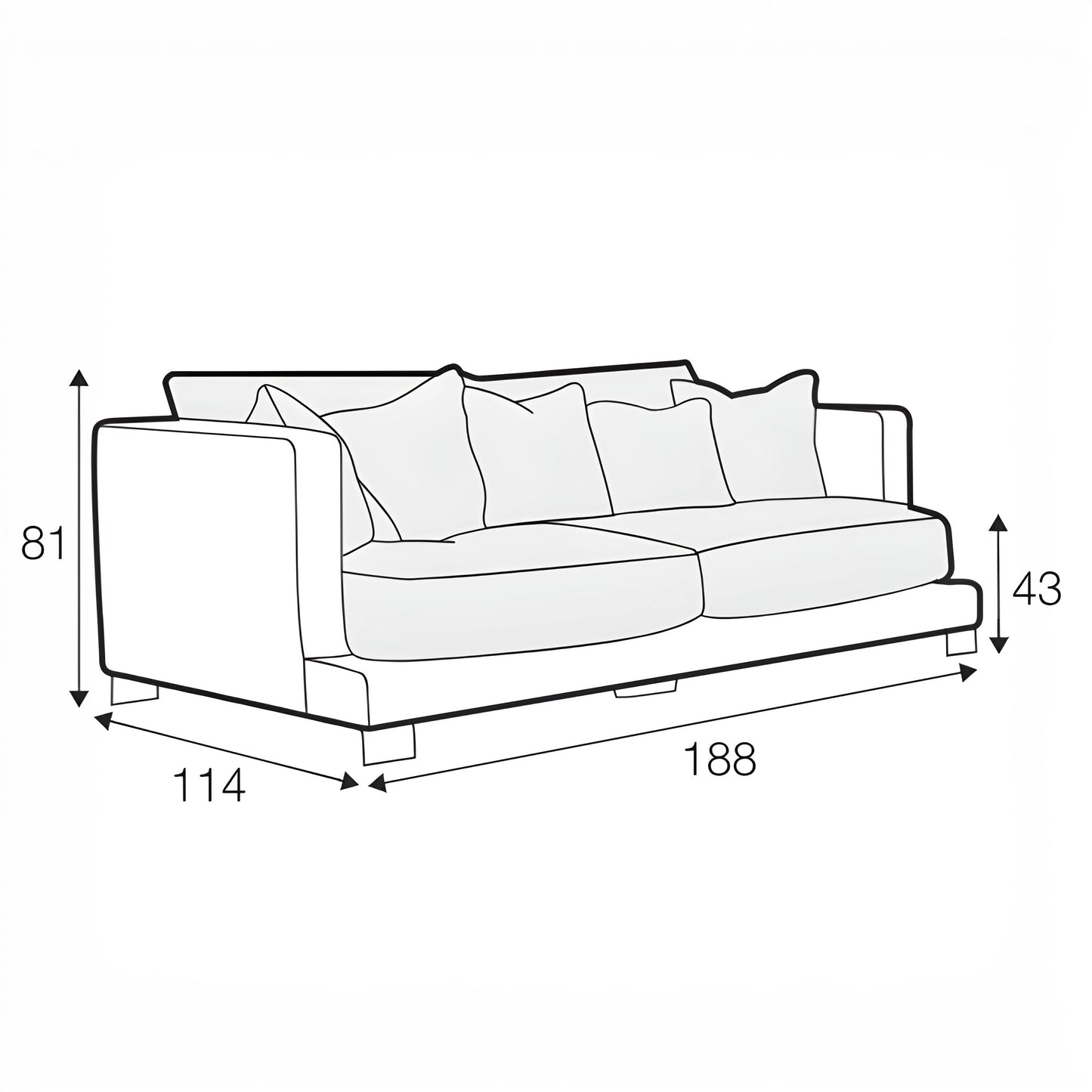 Colorado 2 Seater Sofa - Pieces For Places