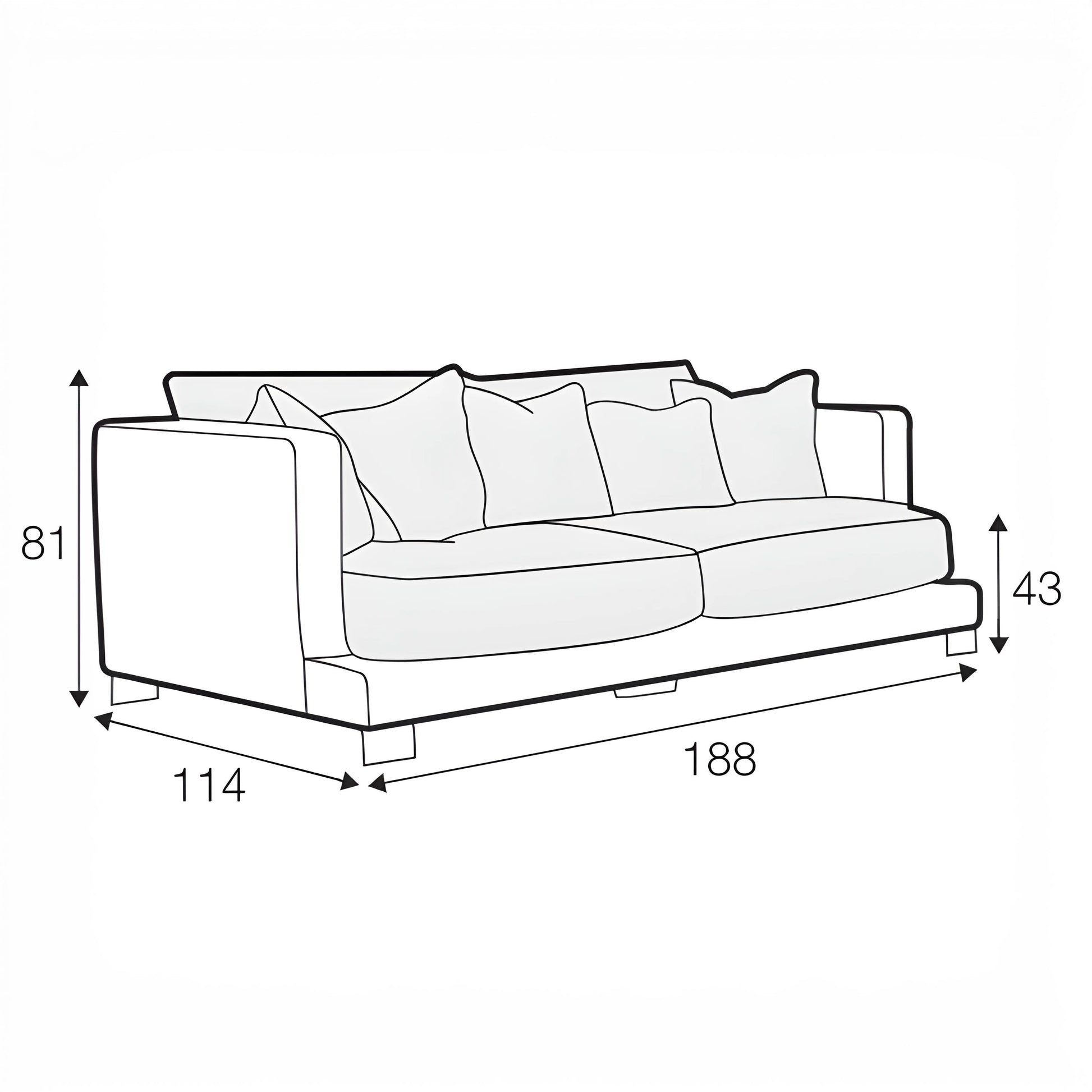 Colorado 2 Seater Sofa - Pieces For Places