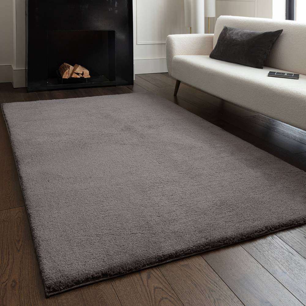 Charcoal Como Rug - 80cm x 150cm