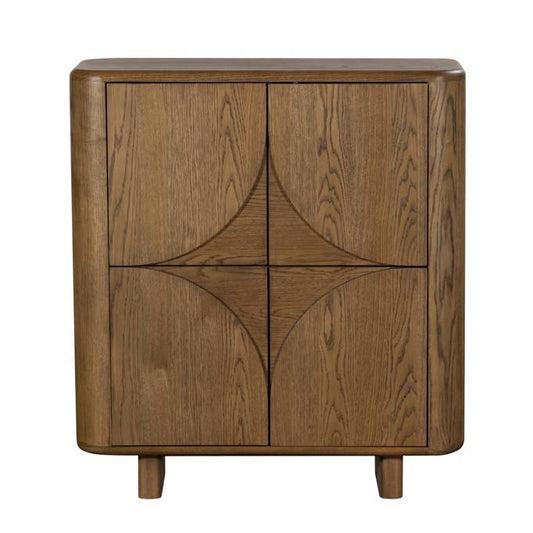 Dustin 100cm Oak Highboard - Pieces For Places