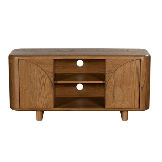 Dustin 120cm Oak Media Unit - Pieces For Places