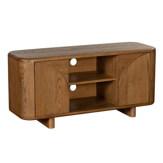 Dustin 120cm Oak Media Unit - Pieces For Places