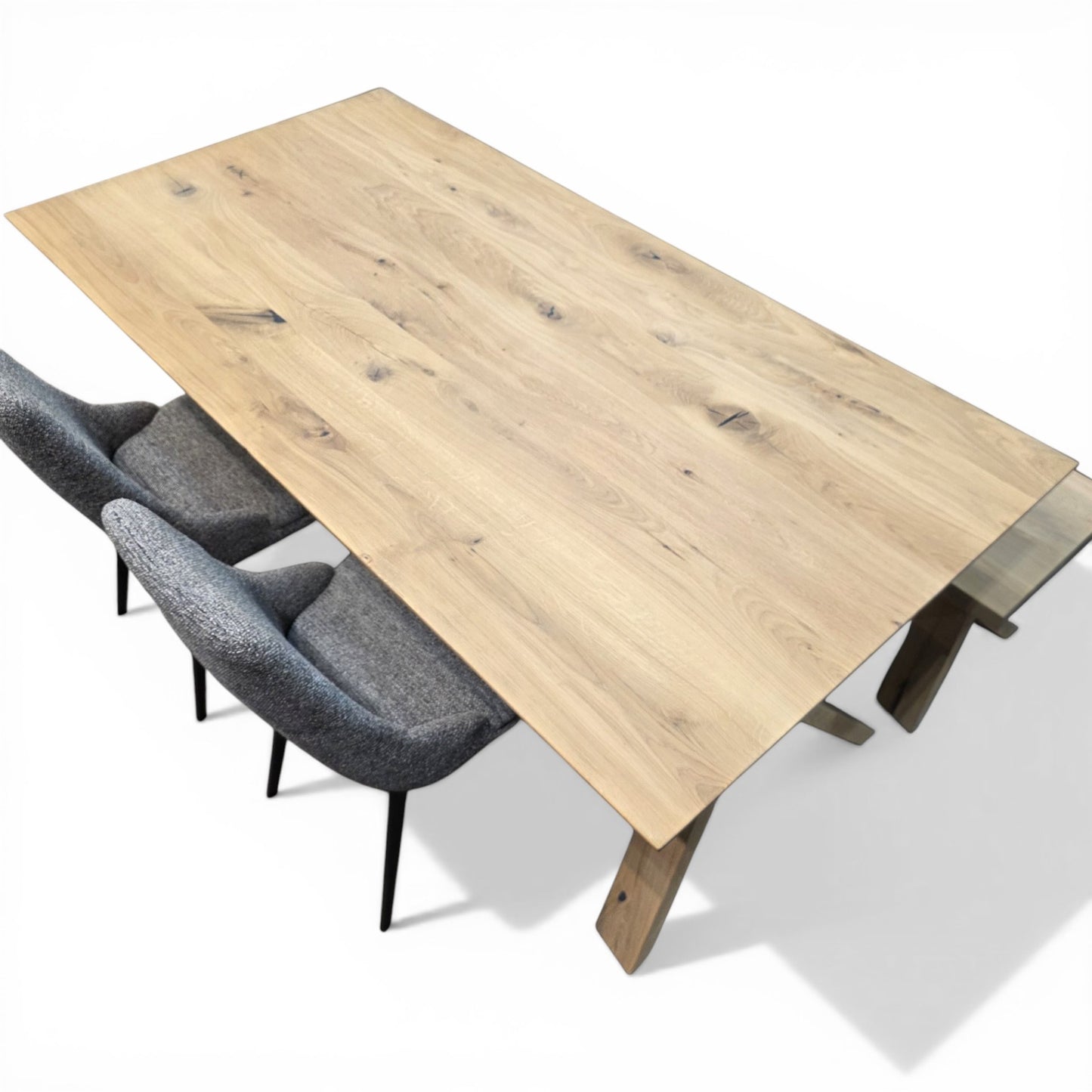 Fargo Rustic Oak Dining Tables (Promotion - C)