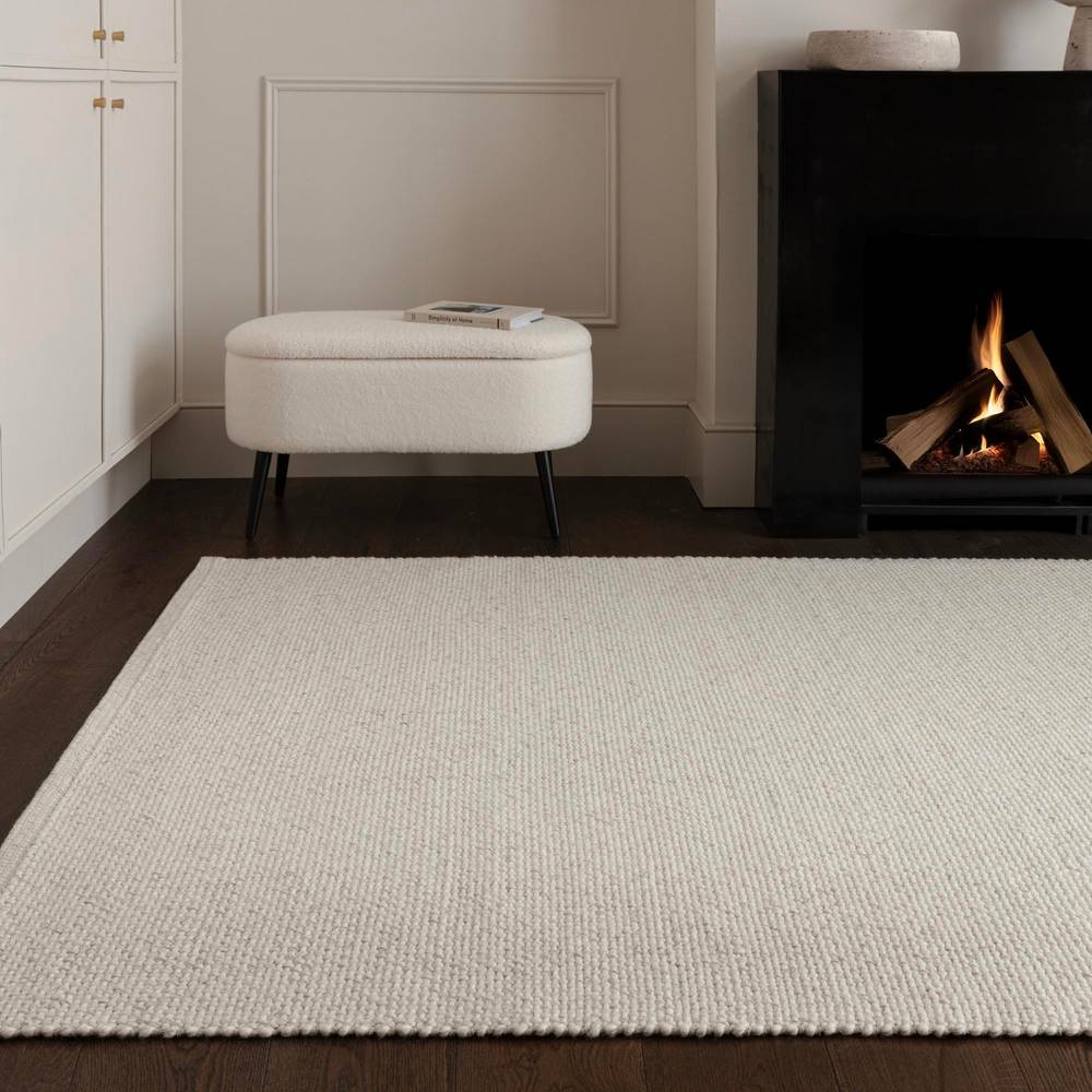 Ivory Marl Finley Rug - 200cm x 290cm