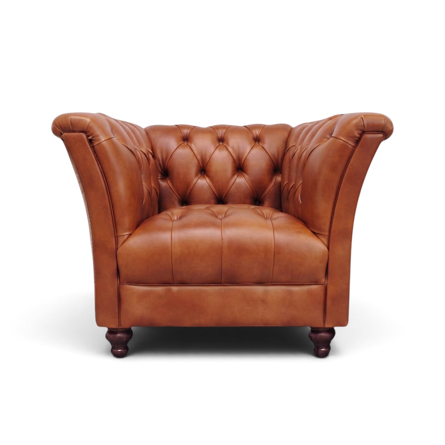 Garswood Leather Chesterfield Armchair