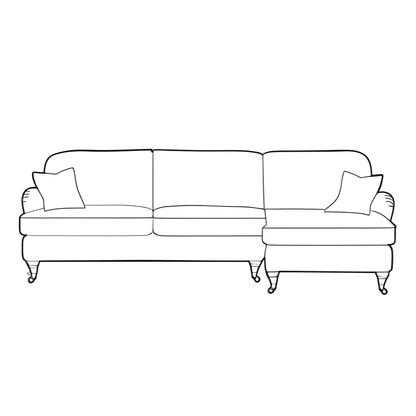 George Corner Chaise Sofa - Pieces For Places