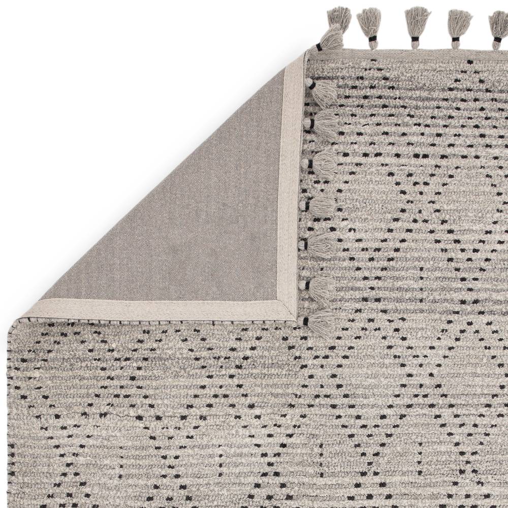Grey/Black Diamond Rug Nepal Rug - 200cm x 290cm