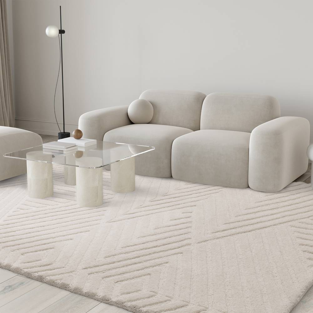 Ivory Rug Hague Rug - 200cm x 290cm