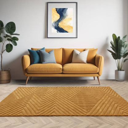 Ochre Rug Hague Rug - 200cm x 290cm