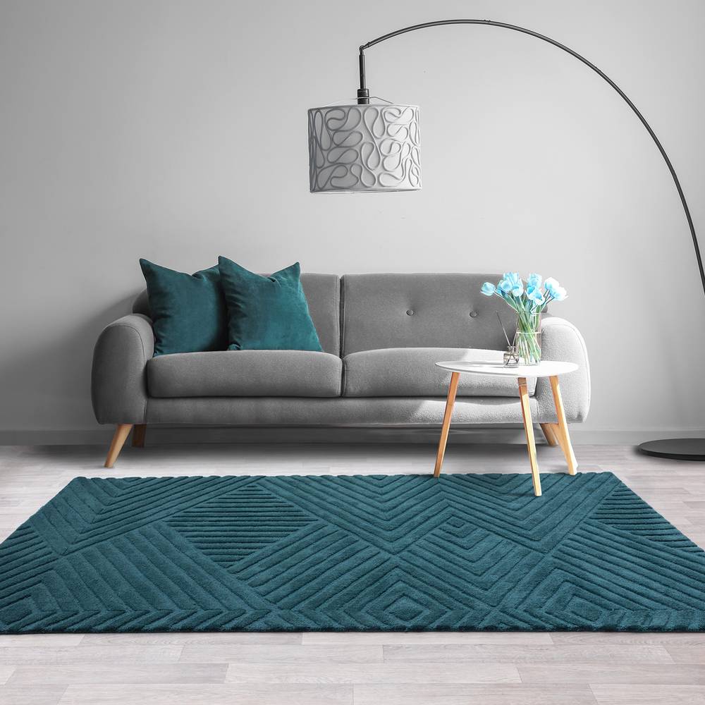 Teal Rug Hague Rug - 200cm x 290cm