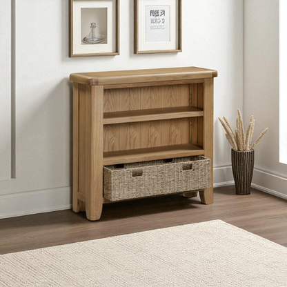 Harrogate Bookcase With Basket Storage