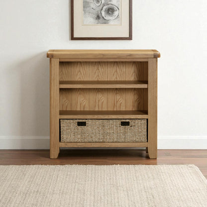 Harrogate Bookcase With Basket Storage
