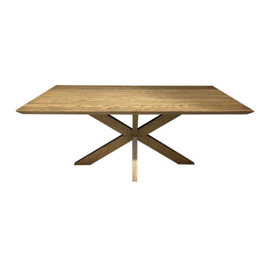 Henderson 180/220cm Square Oak Dining Table - Pieces For Places