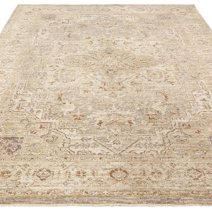 Serapi Beige Heriz Rug - 67cm x 240cm
