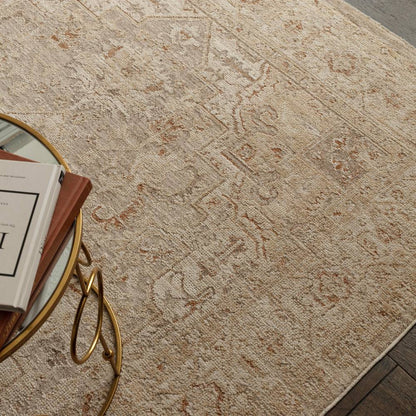 Serapi Beige Heriz Rug - 67cm x 240cm
