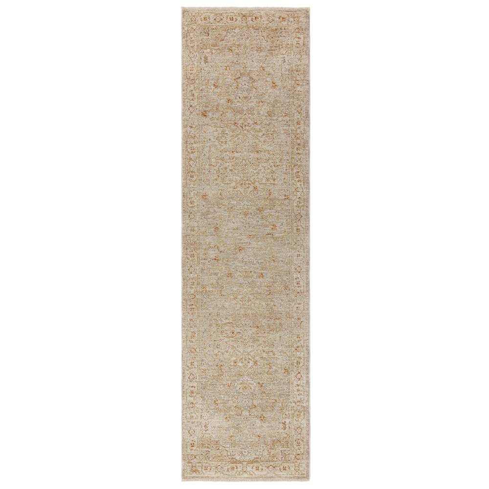 Serapi Beige Heriz Rug - 67cm x 240cm