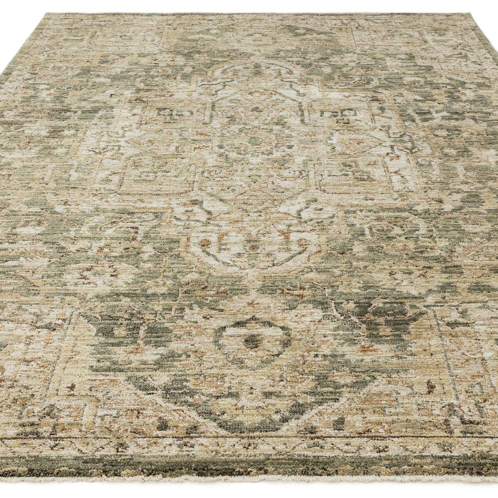 Serapi Green Heriz Rug - 67cm x 240cm