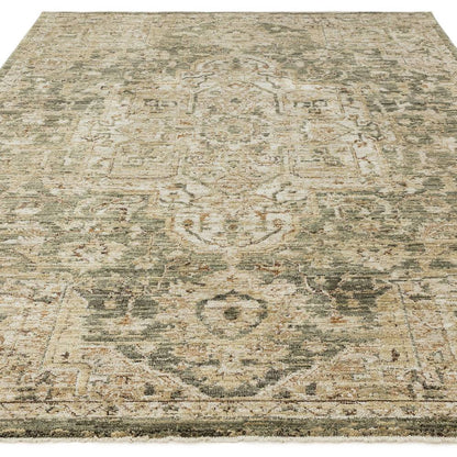 Serapi Green Heriz Rug - 67cm x 240cm