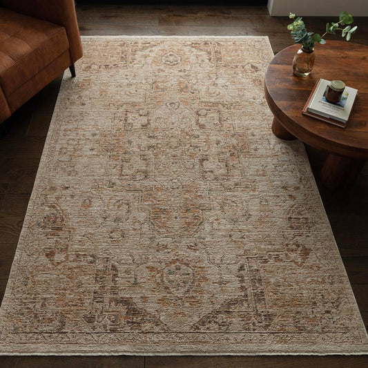 Serapi Copper Heriz Rug - 67cm x 240cm