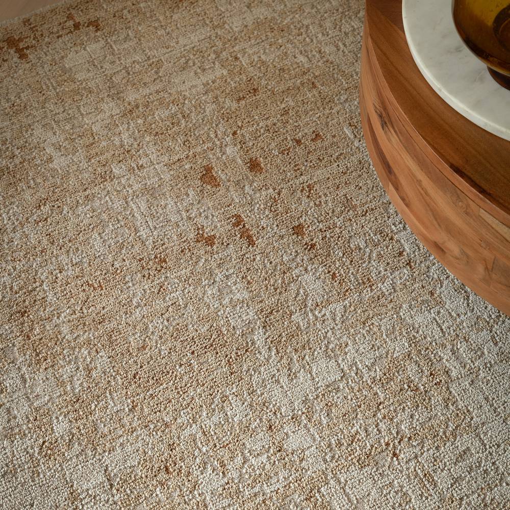 Patina Copper Heriz Rug - 80cm x 160cm