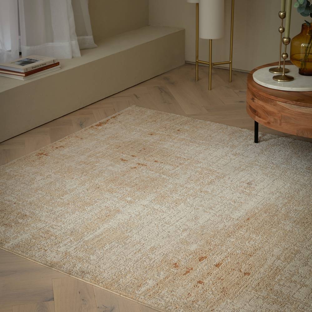 Patina Copper Heriz Rug - 80cm x 160cm