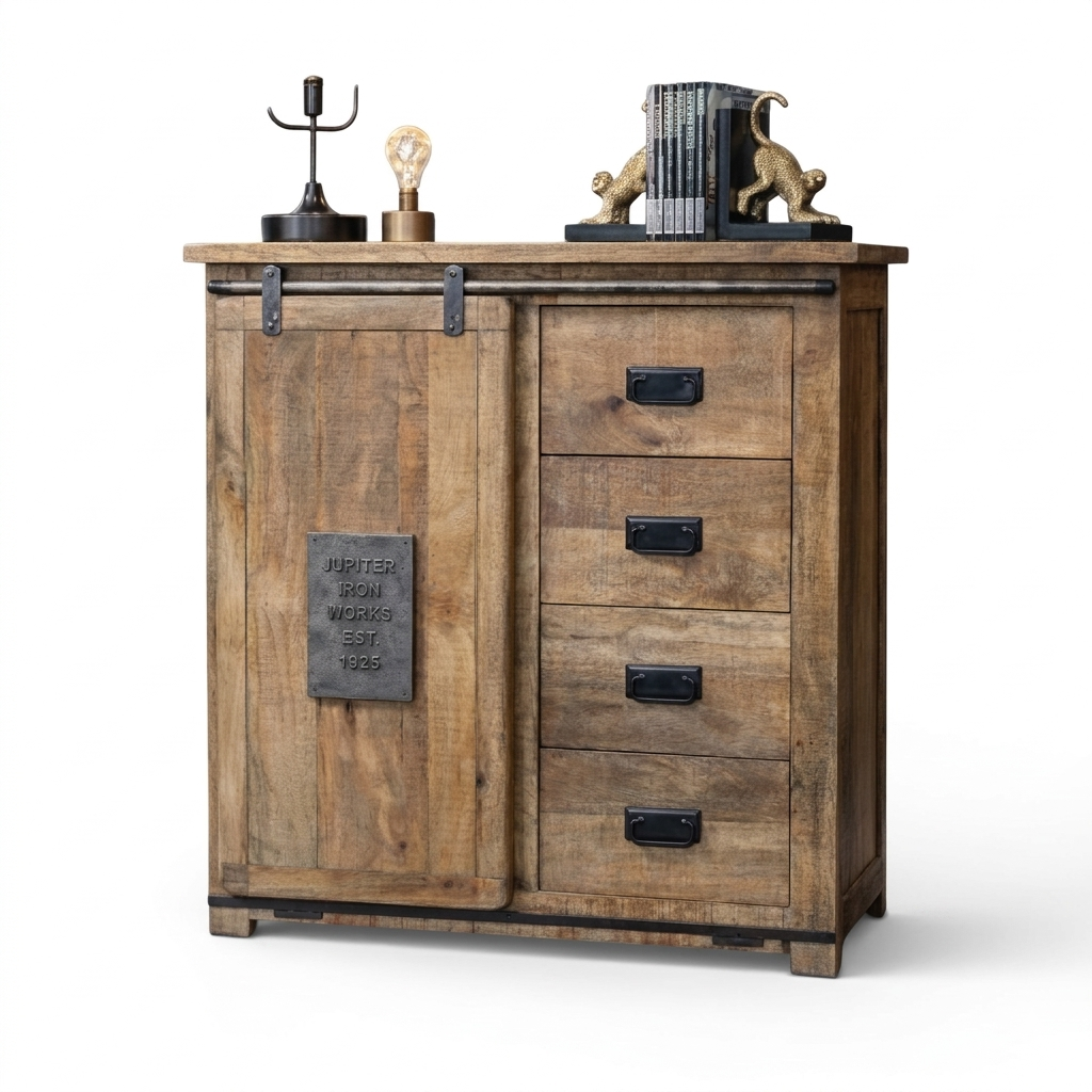 Jupiter Industrial Cabinet With Drawers