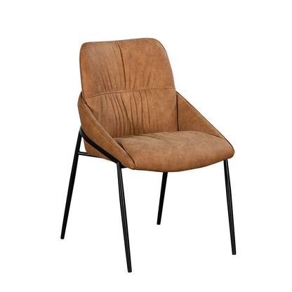 Jackson Tan PU Leather Dining Chair