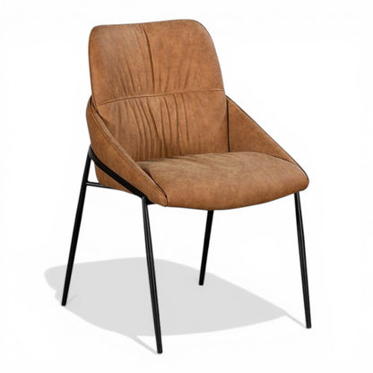 Jackson Tan PU Leather Dining Chair