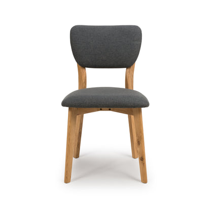 Jamerson Grey Fabric Dining Chair (2 Pack)