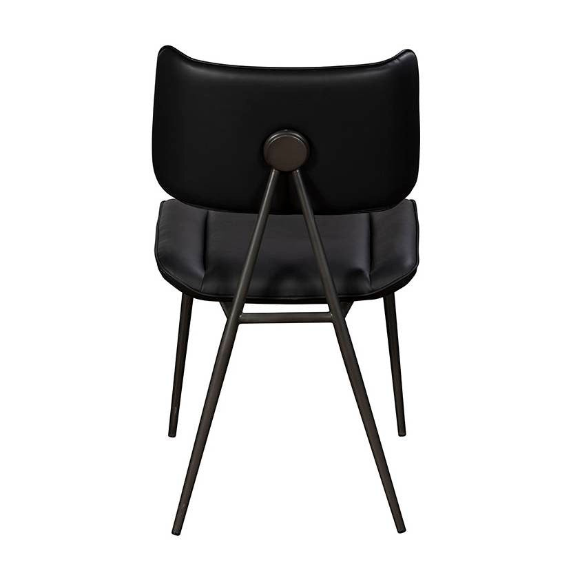 Josk Black PU Leather Dining Chair - Pieces For Places