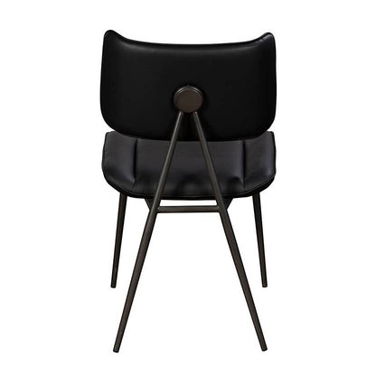 Josk Black PU Leather Dining Chair - Pieces For Places
