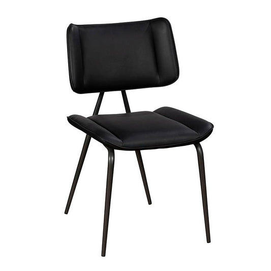 Josk Black PU Leather Dining Chair - Pieces For Places