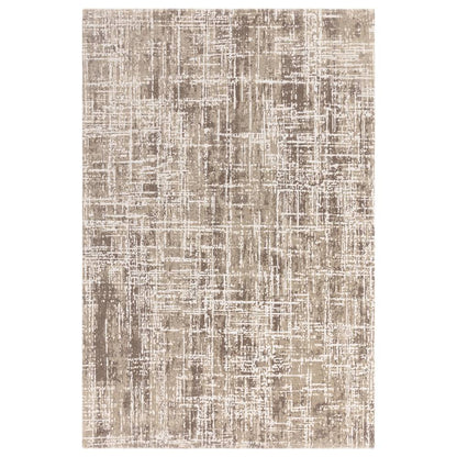 Abstract Beige Kuza Rug - 240cm x 340cm