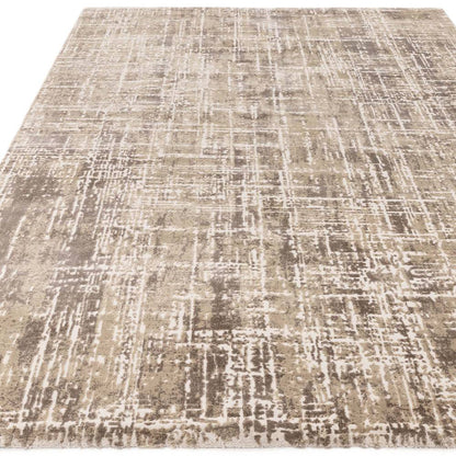 Abstract Beige Kuza Rug - 240cm x 340cm