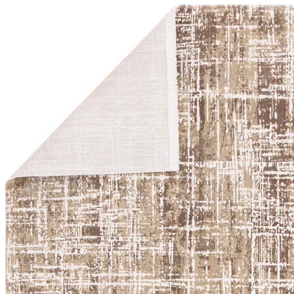 Abstract Beige Kuza Rug - 240cm x 340cm