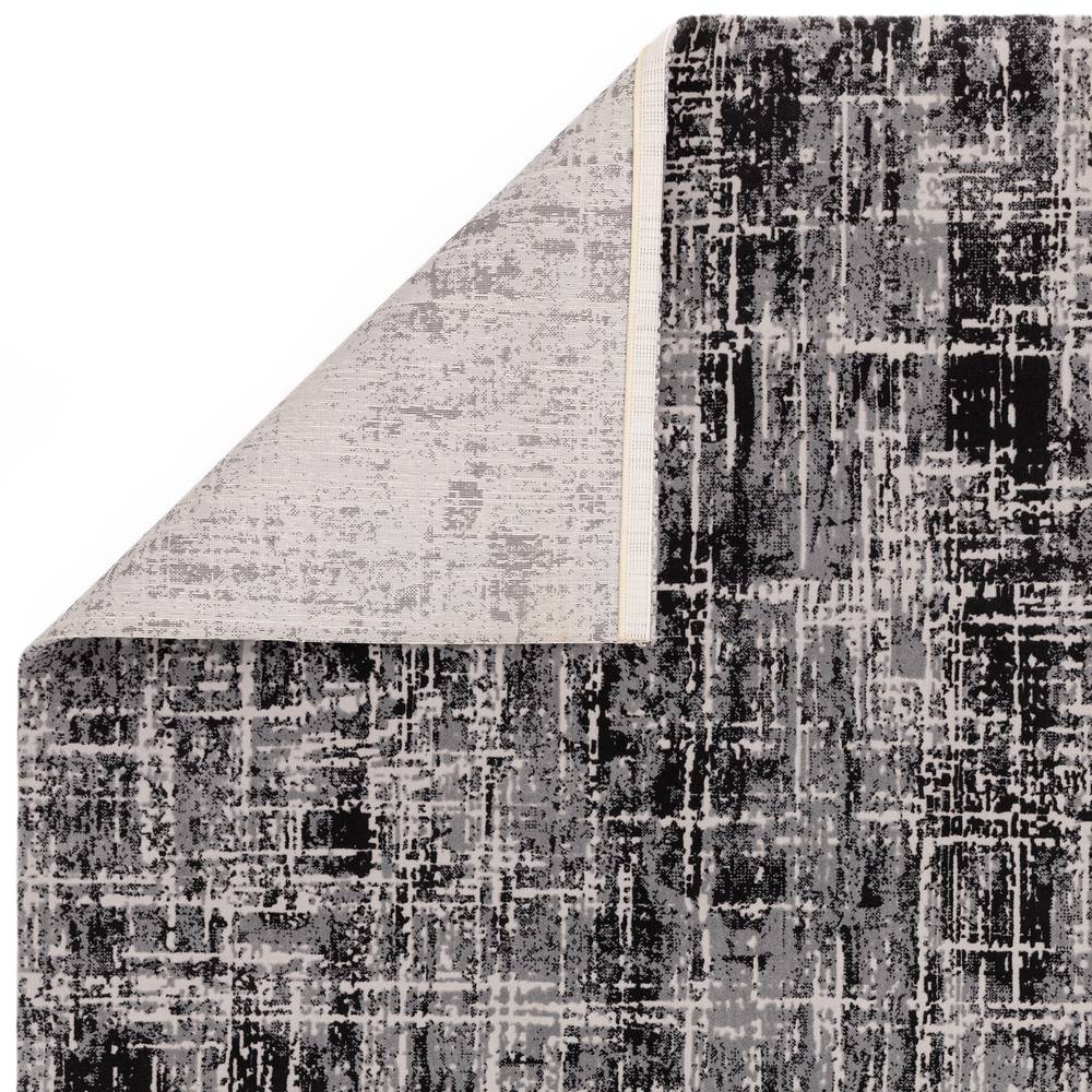Abstract Black Kuza Rug - 240cm x 340cm
