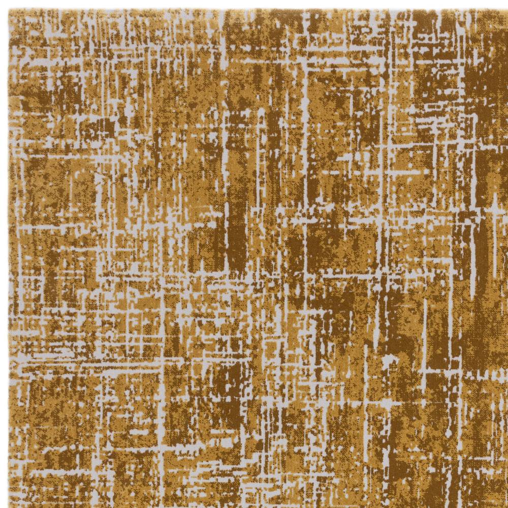 Abstract Gold Kuza Rug - 240cm x 340cm