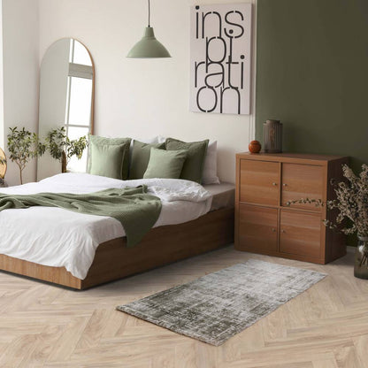 Abstract Green Kuza Rug - 240cm x 340cm