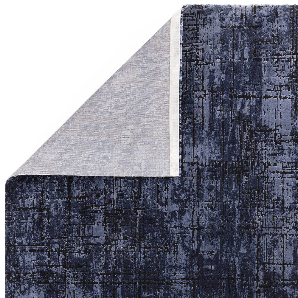 Abstract Navy Kuza Rug - 240cm x 340cm