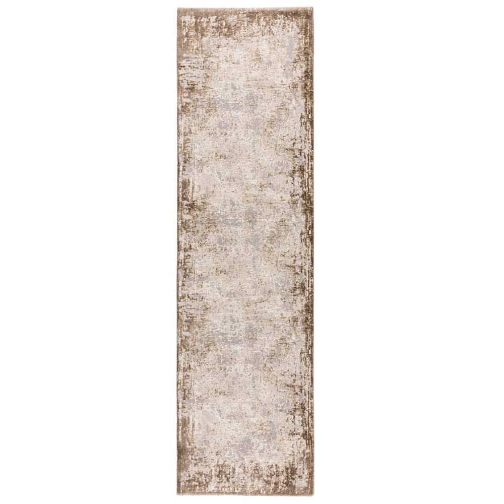 Border Beige Kuza Rug - 240cm x 340cm